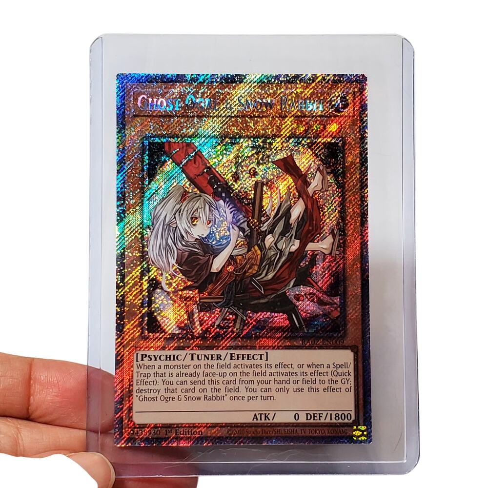 Ghost Ogre & Snow Rabbit Yu-Gi-Oh 1st Edition Trading Card RA02-EN009
